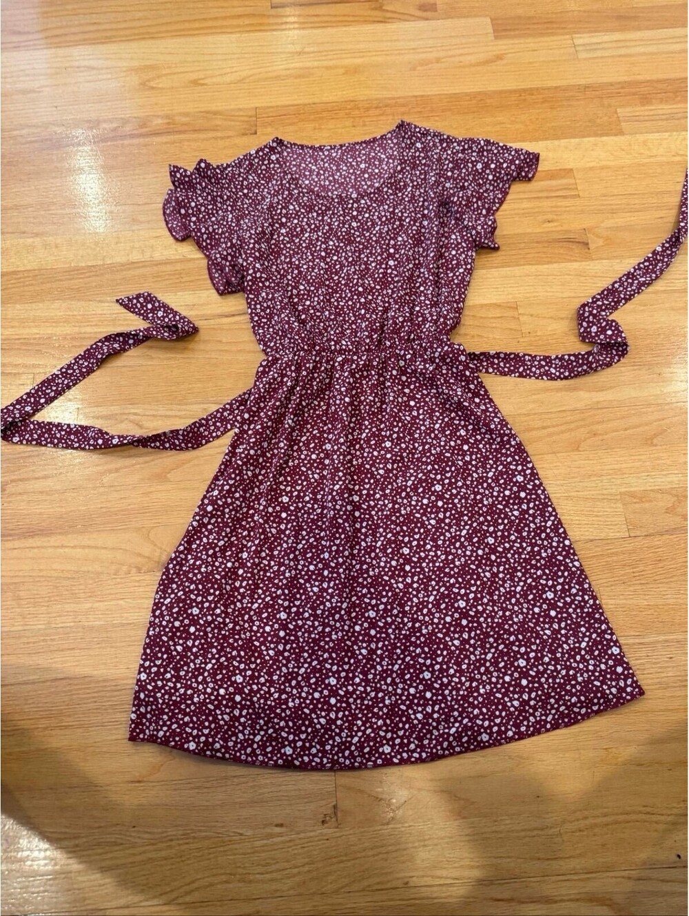 New SHEIN Red Dress Women's Size Small Casual Sleeveless CLOTHING00018